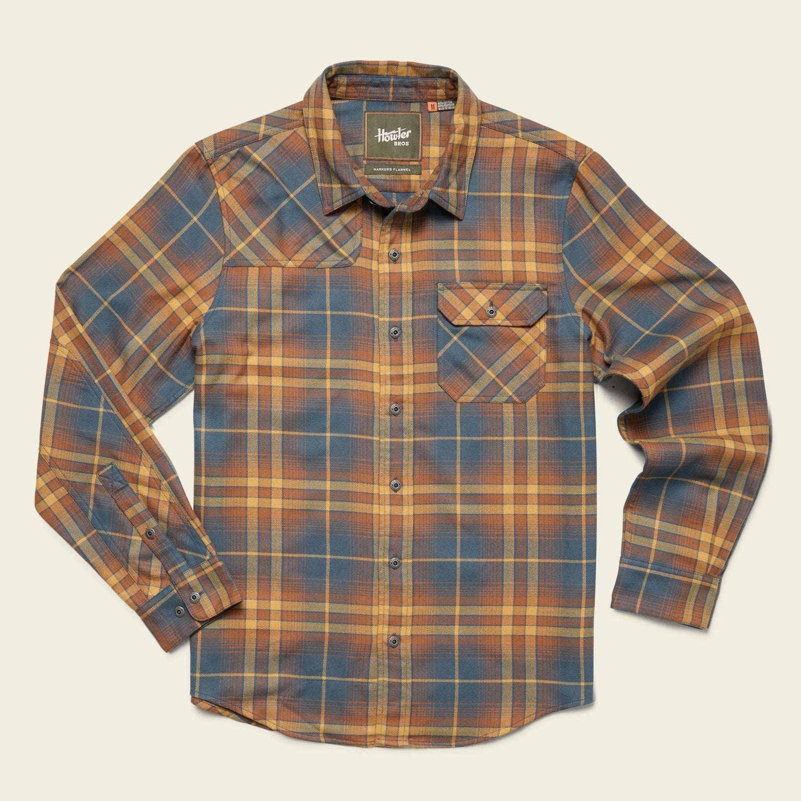Roper's Clothing Heavyweight Western Flannel in Kempton Plaid: Stargazer, front view