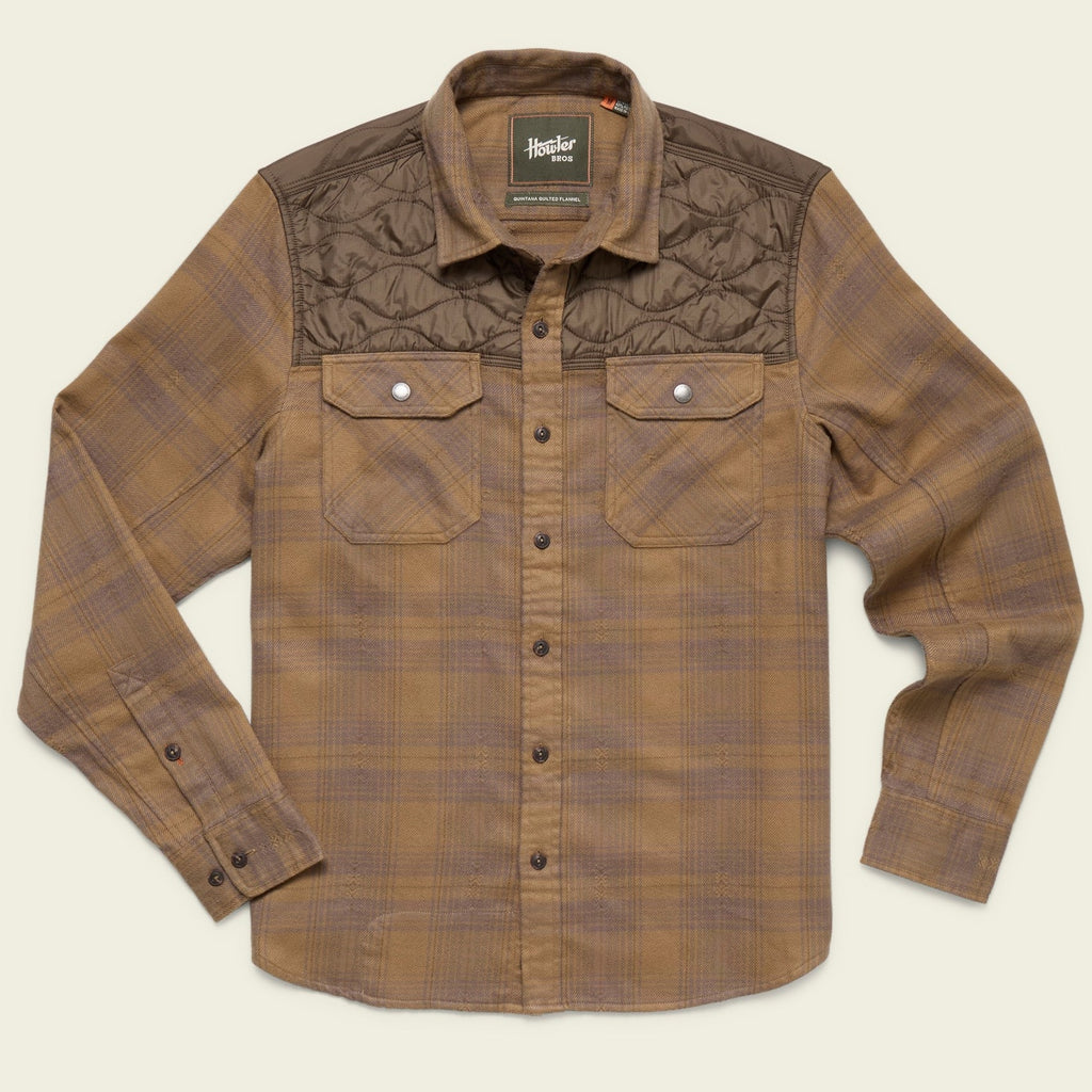 Roper's Clothing plaid flannel shirt jacket in Big Barrett Plaid: Swamp, front view