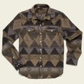 Roper's Clothing print flannel shirt in Mitla Motifs: Dusk, front view