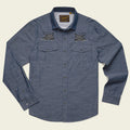 Roper's Clothing print performance knit western snap shirt in Patrolling Rays, front view