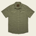 Roper's Clothing stripe cotton pearl snap shirt in Eyelet Stripe: Cadet, front view
