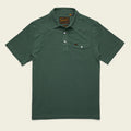 Roper's Clothing solid cotton western polo in Fern Green, front view