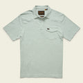 Roper's Clothing solid cotton western polo in Seafoam, front view