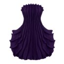 Purple Rib Knit Mini Dress Bre02